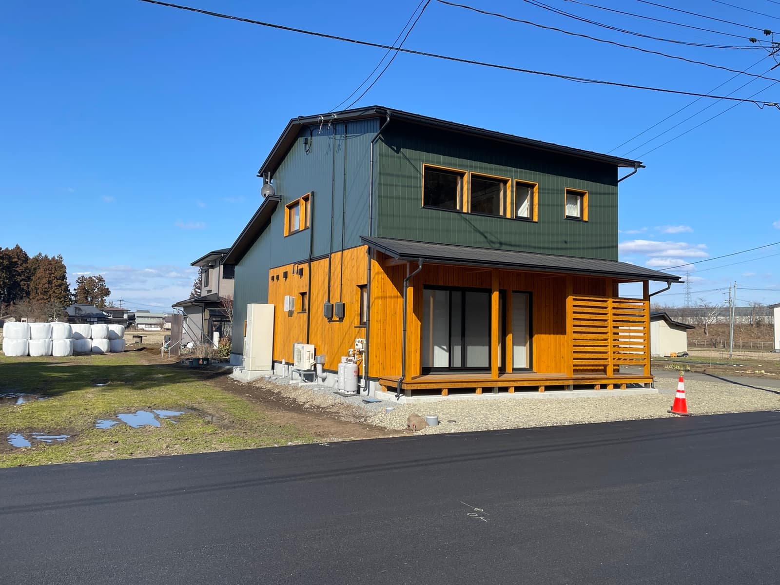 屋外木部の施工イメージ